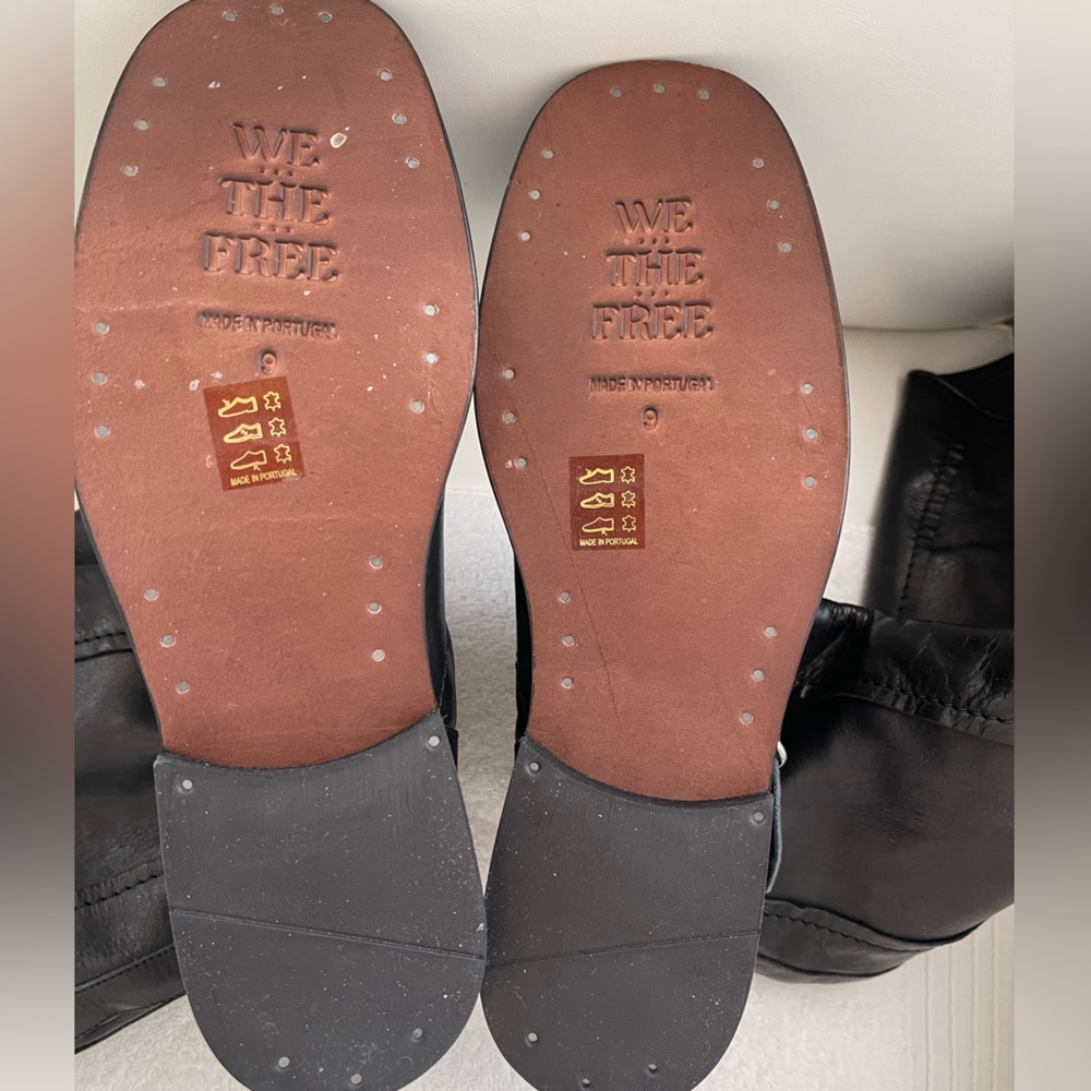 NEW FREE PEOPLE We The Free Janey Tall Engineer Boots - Picture 6 of 13